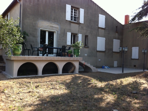 Terrasse balcon carrelée