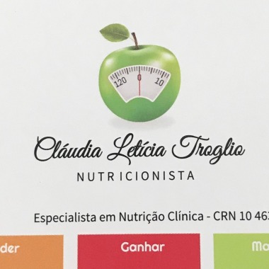 Nutricionista Cláudia Letícia Troglio