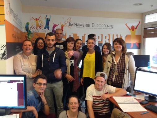 Equipe conseiller commercial France de l'imprimerie Européenne