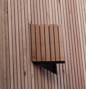 Siberian Larch Cladding Detail