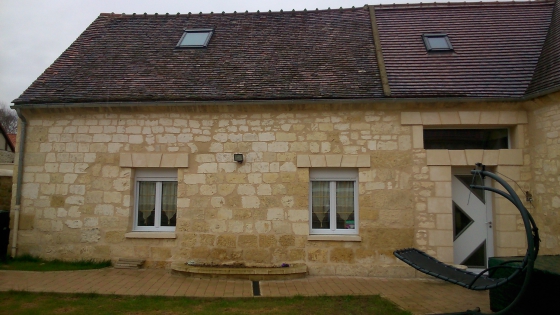 Réalisation d'une façade ancienne en pierre