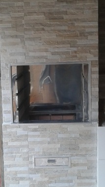 churraqueira revestida em porcelanato