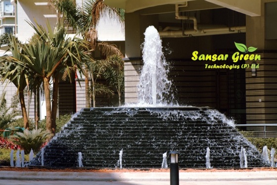 Geyser fountain