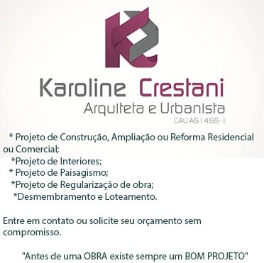 Arquiteta Karoline Crestani