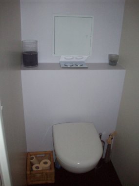 toilette suspendu