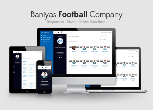 Base de datos privada para Baniyas Football Company en Emiratos Arabes Unidos.