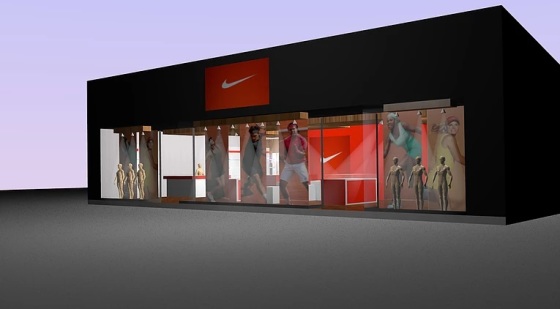 Diseño tienda Nike 