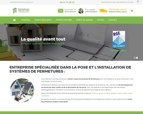Notre site Internet avec tous nos services et des exemples de travaux réalisés