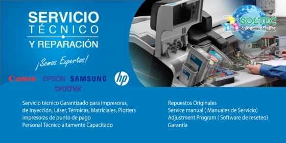 Técnicos especializados en impresoras