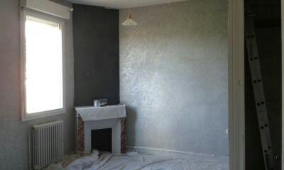 Enduit de décoration métallisé