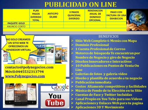 PUBLICIDAD ON LINE