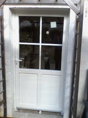 Porte de service pvc