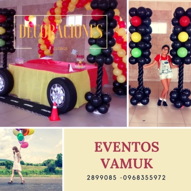 Decoraciones con globos