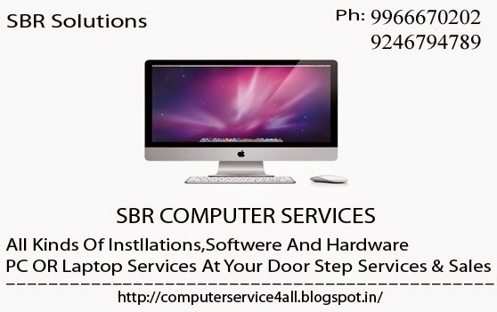 Computer Services in Hyderabad VisitingCard