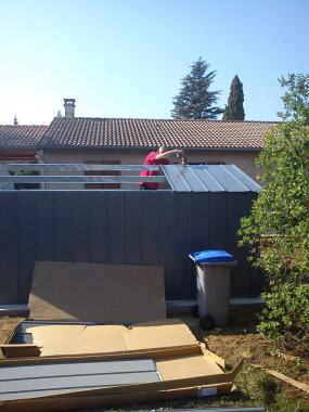 Montage d'un garage en kit...