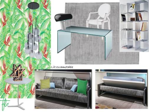 Appartement au Maroc : projet d'ambiance pour le bureau