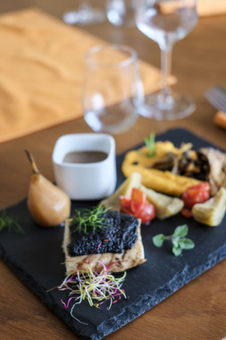 Lotte noire en Tapenade
