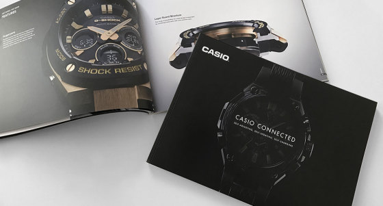 Broschüre für CASIO WATCH