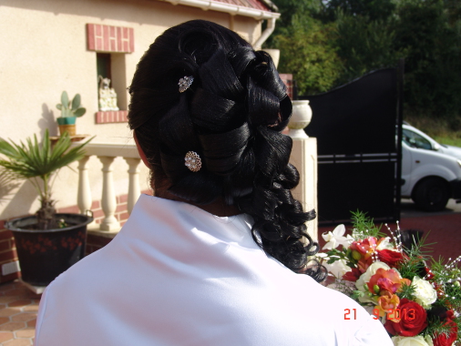 Chignon mariage vickybeauté