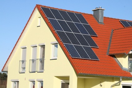 Paneles solares en el hogar