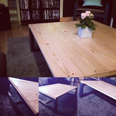Réalisation d'une table en bois de sapin