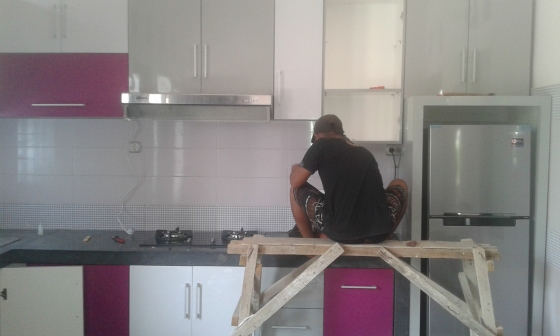 Progress kitchen set ...harga mulai 1.6jt/m2