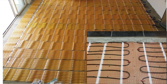 Chauffage au sol électrique