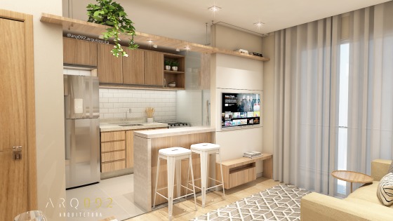 Cozinha - Apartamento 56m2
