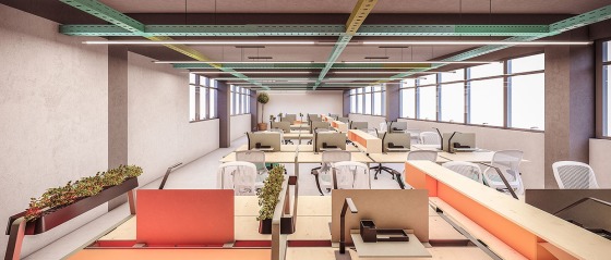 Área de trabalho de empresa