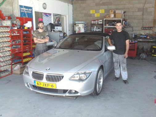 reparation fuite d'huile sur une BMW 640ci alpina