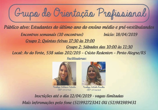 Grupo de Orientação Profissional