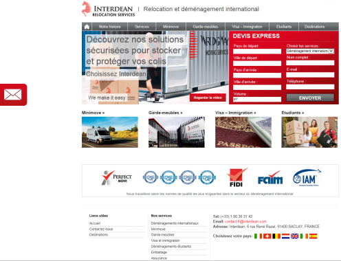 Interdean France sur Internet : www.interdean.fr
