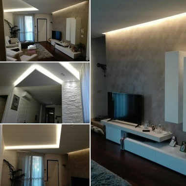 progetto e fornitura stripp lame di luce 