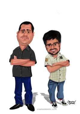 Caricatura de Amigos