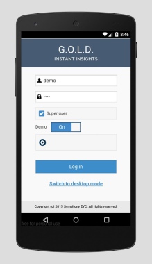 Symphony Eyc , application mobile de gestion de stock