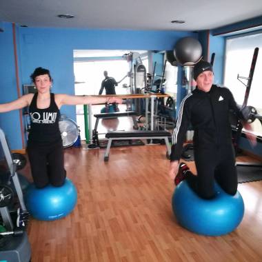 Trabajando el equilibrio y estabilidad!!