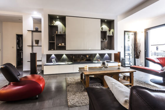 Home Factory - Architecte d'intérieur Lyon - Conception, fabrication et pose de cheminée