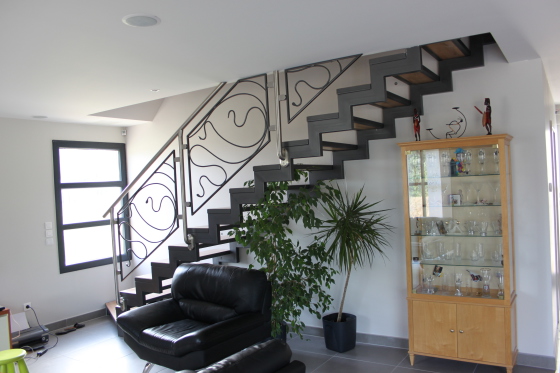 Fabrication d'escalier et rampes d'escalier sur mesure.