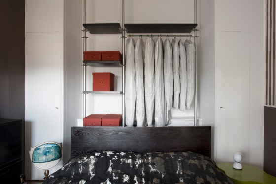 Attico Centro Milano_Styling zona guardaroba