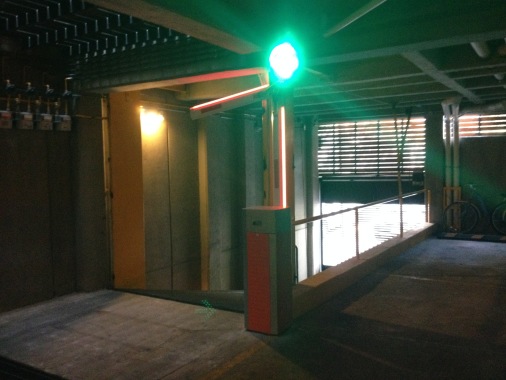 Instalación de barrera vehicular