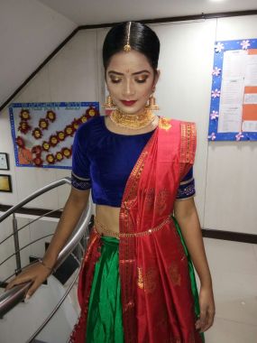 Makeup done by me. 