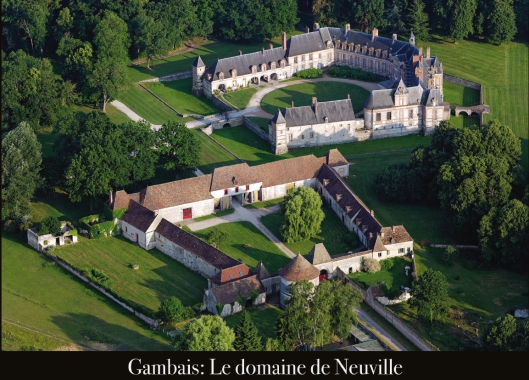 Vue aérienne du Domaine