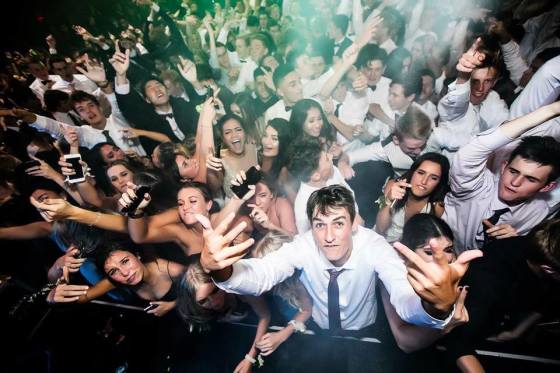 Dance floor at St Kents School Ball