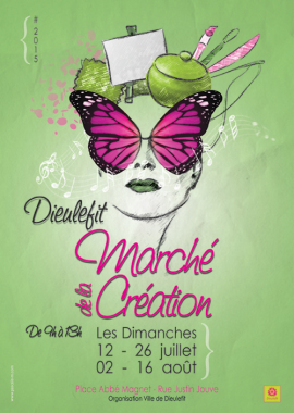 Dieulefit Marché de la Création
Création de l'identité visuelle.