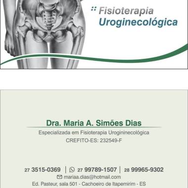 Maria Simões Dias  Fisioterapeuta Uroginecológica