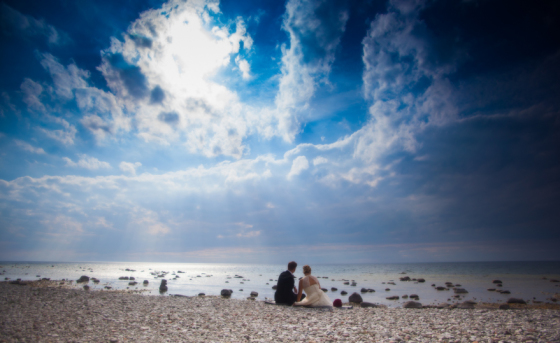 Bröllopsfotografering Visby