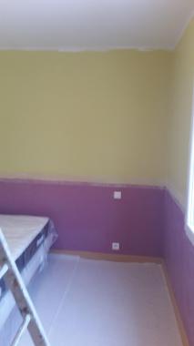 Chambre de jeune fille sur challans avant travaux de peinture