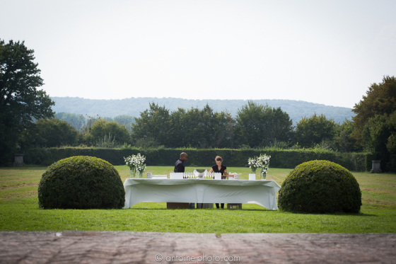 Parterre de réception du Château