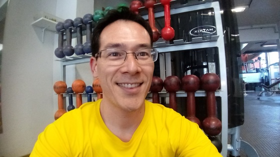 Treino prazeroso com halteres