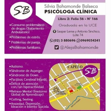 Consultorio Psicológico Silvia Bahamonde